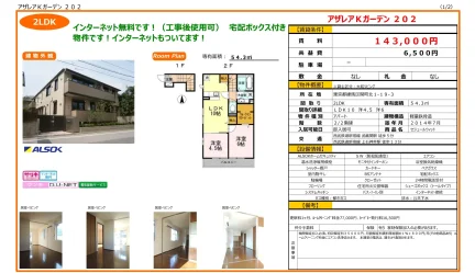 アザレアKガーデン 202 202号 0