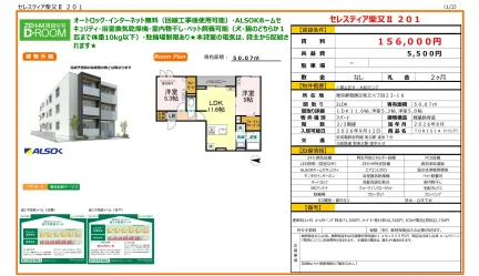 セレスティア柴又Ⅱ 201 201号 0