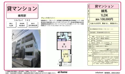 1LDK Condo in Nakamuraminami 0