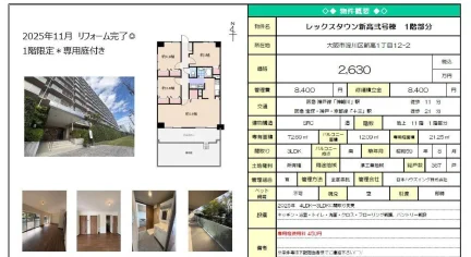 レックスタウン新高弐号棟 1号 0