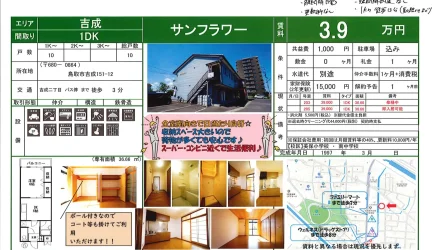 サンフラワーアリーナ 203号 0