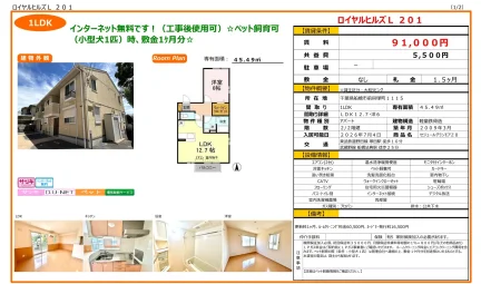 セジュールグランモアZⅡ 201号 0