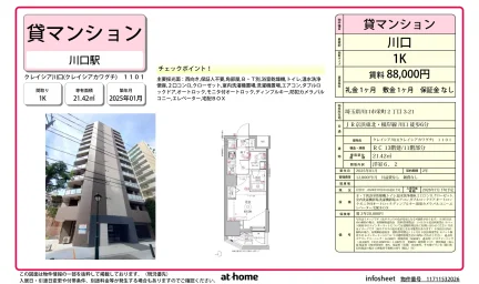 クレイシア川口 0