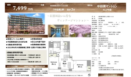 中目黒マンション 412号 0