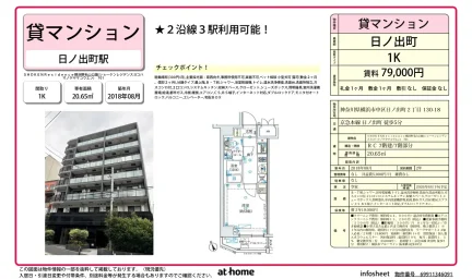 Modern Studio Condo Near Station in Hinodecho 0