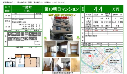 第10朝日マンション 303号 0