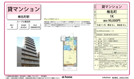 ルーブル椎名町 2階 0