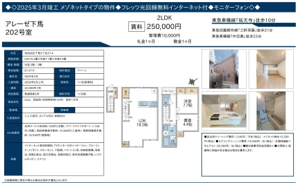アレーゼ下馬 202号 0
