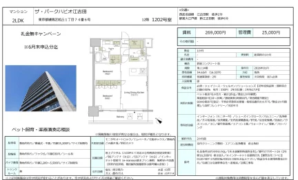 ザ・パークハビオ江古田 1202号 0