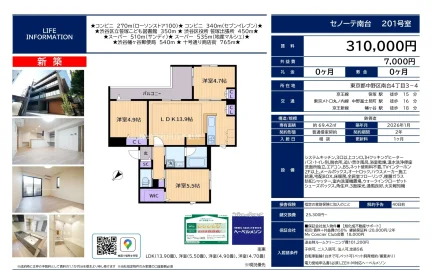 セノーテ南台 201号 0