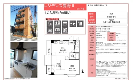 レジデンス鹿野 II 301号 0