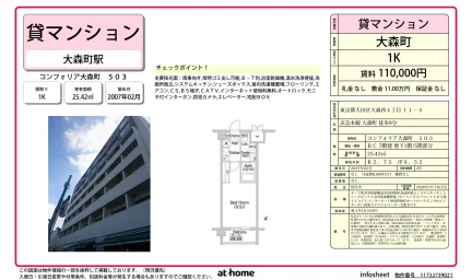 コンフォリア大森町 503 503号 0