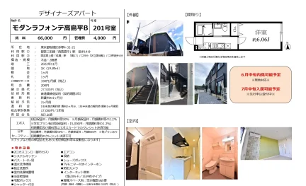 モダンラフォンテ高島平B 201号室 201号室 0