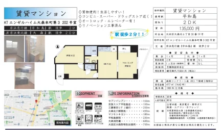 KT エンゼルハイム大森本町第 202号 0