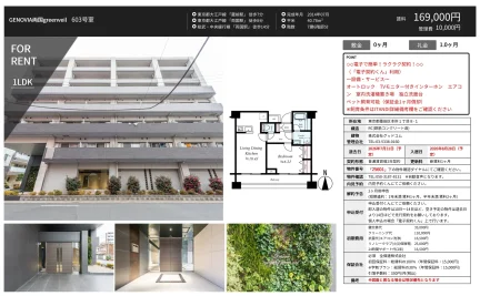 GENOVIA両国 greenveil 603号室 603号 0
