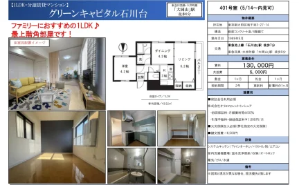 グリーンキャピタル石川台 401号 0
