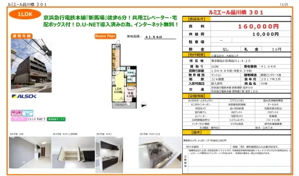 ルミエール品川橋 301号 0