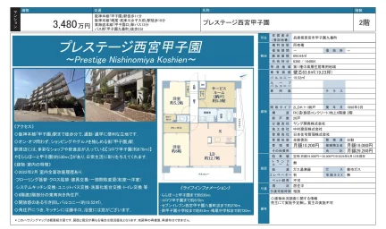 プレステージ西宮甲子園 2階 0