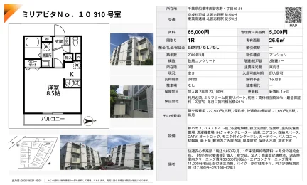 ミリアビタNo. 10310 号室 10310号 0