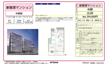パークシティ中野 ザ タワー ブリーズ 0