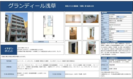 グランディール浅草 202号 0