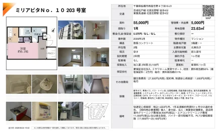 ミリアビタ 102号 0