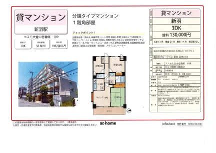 コスモ大倉山壱番館 109号 0