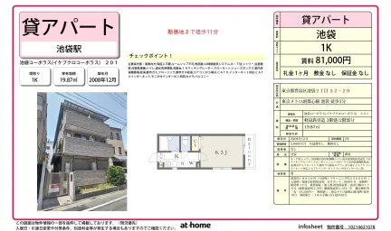 池袋コーポラス(イケブクロコーポラス) 201 201号 0