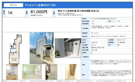 デュオメゾン赤塚WEST 206 206号 0