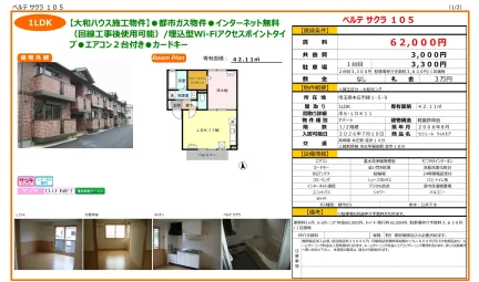 セジュール ウィルモア 105号 0