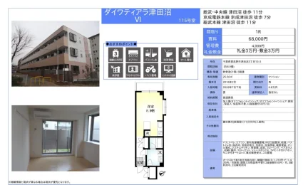 ダイワティアラ津田沼 115号室 0