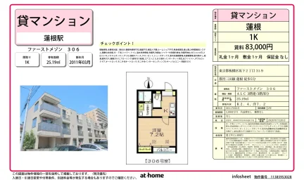 ファーストメゾン 306 306号 0