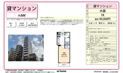 ガーラ・グランディ大森 7号 0