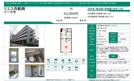 リエス西船橋 311号 0