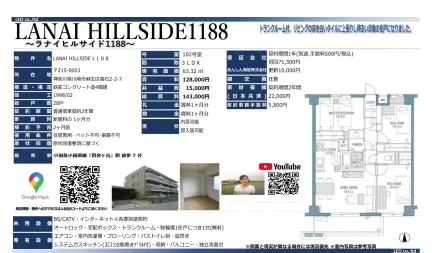 LANAI HILLSIDE 1188 102号 0