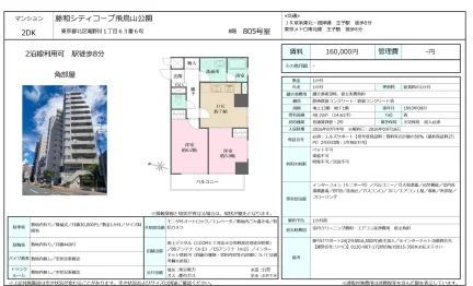 藤和シティコープ飛鳥山公園 805号 0