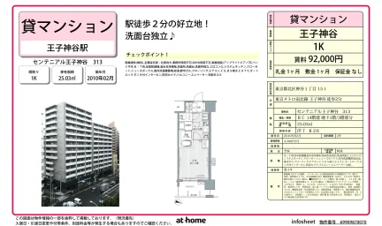 Studio Condo Near Station in Kamiya 0