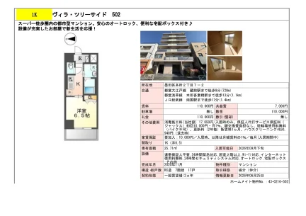 ヴィラ・ツリーサイド 502 502 0
