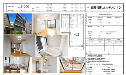 目黒花房山レジデンス 404号 0