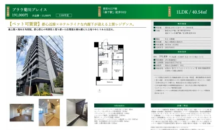 ブラウ菊川プレイス 1104号室 0
