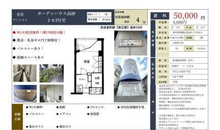 ガーデンハウス高砂 202号 0
