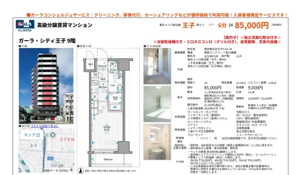 ガーラ・シティ王子 9号 0