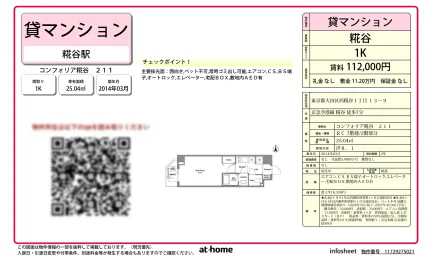 コンフォリア糀谷 211号 0