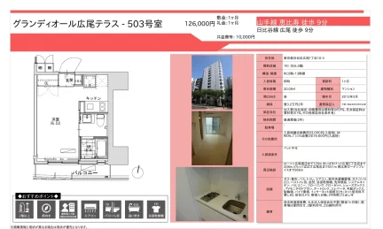 グランディオール広尾テラス 503号 0