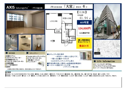 アクシス桜木町 603号 0