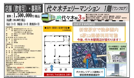 代々木チェリーマンション 1号 0