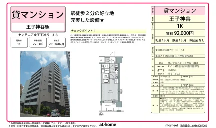Studio Condo Near Station in Kamiya 0