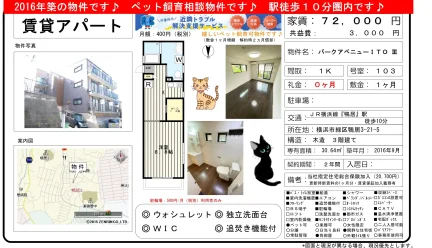 パークアベニュー ITO Ⅲ 103号 0