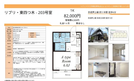リブリ・東四つ木 203号 0