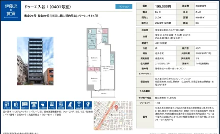 ドゥーエ入谷1 0401号 0